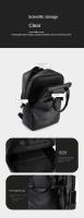 Mochila Pu para hombres, mochila para estudiantes universitarios minimalistas, bolsa de computadora para viajes de negocios, bolso de ocio de gran capacidad - details 9