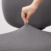 Cubiertas de Silla de Oficina de Vellón Polar 2pcs Protectores de Asiento de Juego Rotativo Antinuevo Cubiertas de Poufs de Muebles y Organización - details 3