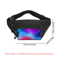 Riñoneras con múltiples bolsillos para hombre y mujer, bolso de pecho, carteras manos libres, riñonera para entrenamiento, viaje, correr - details 1