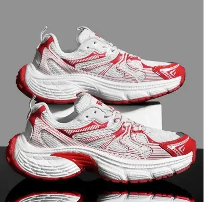 Zapatillas de deporte Unisex de alta calidad, transpirables, antideslizantes, absorbentes de golpes, zapatos de entrenamiento deportivos antideslizantes de goma para exteriores para niños - 1