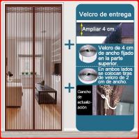 Cortina mosquitera Para Puerta,cortina de Puerta magnética,con Imanes de Cierre Automático y velcro - details 8