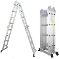 Escalera Articulada Plegable Multifunción Aluminio 4x4 Escalones 4,70m - details 1