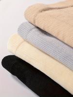 Pack de 4 Bragas de Cintura Alta Sin Costuras para Mujer con Control de Abdomen Posparto - Levanta y Ajusta Glúteos con Encaje en Contraste, Tejido Suave y Transpirable, 4 Colores (/Beis/Gris Claro/Blanco) - Elegantes para Uso Diario y Ocasiones - details 2