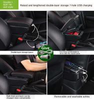 Adecuado para reposabrazos Note CA, detalles interiores, accesorios de modificación, cenicero de piezas de automóvil. - details 5