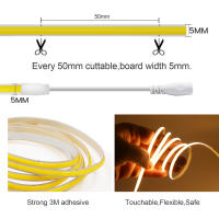 GAHADA Cinta LED COB de alta densidad 5mm PCB Iluminación lineal dimmable Blanco cálido 320LEDs/m - details 3