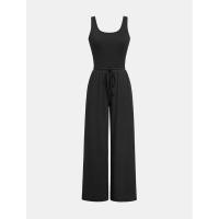 Conjunto de verano 2024 para mujer: top sin mangas y pantalones palazzo - details 2