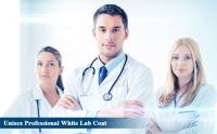Bata de Laboratorio Hombre Mujer, Bata Médica Algodón Poliéster Bata Blanca Manga Larga Bata Laboratorio Disfraz Doctora para Estudiantes Escuela Laboratorio de Ciencia Enfermera - details 0