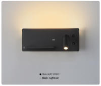TOMAXIN USB 30CM LED Reading Wall Light With Spotlight Simple Modern Bedroom Bedside Wall Lamp Living Room Study Hotel Wall Lamp - details 10
