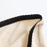 Faldas largas para mujer, falda Midi elegante de fiesta de noche con mariposa, moda plisada, color Beige y negro, verano y otoño 2024 - details 12