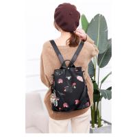 Mochila Multifuncional Antirrobo de Gran Capacidad Estilo Floral Correa de Hombro Arcuada - details 15