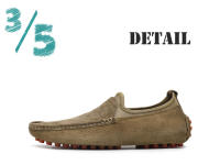 Mocasines transpirables de piel auténtica para hombre, zapatos informales, sin cordones, talla grande 38 ~ 49 - details 2