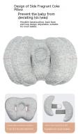 Almohada de protección para asiento de coche para bebé, almohada de soporte para cabeza y cuello, reposacabezas en forma de U, fijación corporal, cojín escolar antivuelco - details 3