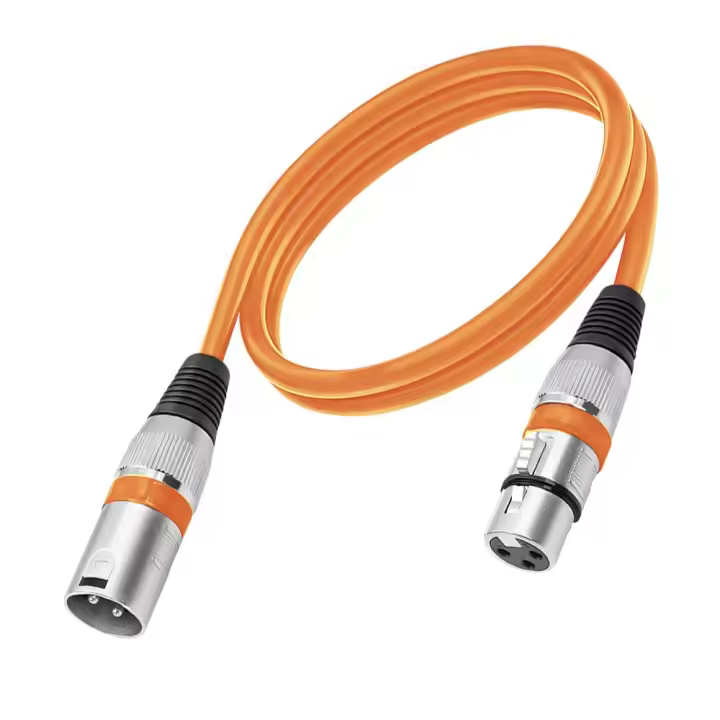 Nephy Cable de Audio 3Pin XLR AUX con Escudo de Interferencia Micrófono de Hombre a Mujer - 1