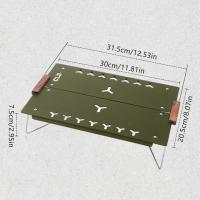 Mesa pequeña de Picnic plegable, mesa de Metal plegable de aleación de aluminio para parrilla, barbacoa y cocina al aire libre - details 3