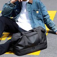 Bolsa de viaje para senderismo al aire libre, bolso para acampar con paquete de zapatos, bolsas para gimnasio, Fitness, Yoga, equipaje grande, mochila escolar, bolso de negocios, bolsa para insectos - details 6