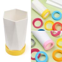 Cubierta inferior de silicona para taza de agua, funda colorida de 6,5 CM, 65MM, resistente al desgaste - details 4
