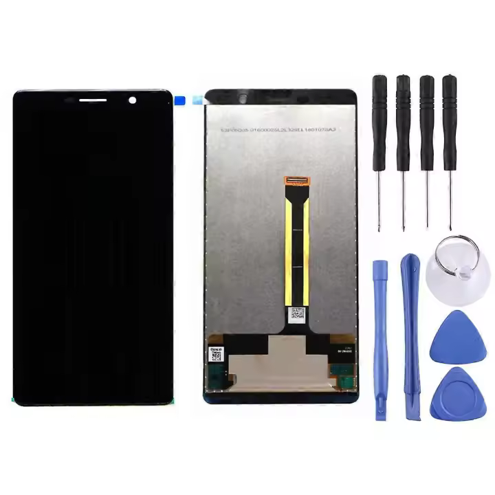 Pantalla LCD y digitalizador de montaje completo para Nokia 7 Plus / E9 Plus (negro) - 1