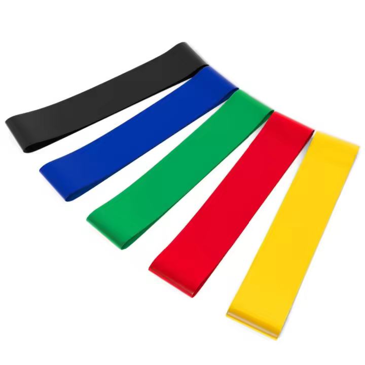 Banda de Yoga y Fitness Elástica de Latex Natural Banda de Resistencia para Entrenamiento de Piernas y Tobillos Deportes y Salud - 1