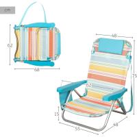 Conjunto 2 Sillas Pleg Alu 5pos 61x50x85cm C/asa-mykonos - details 16