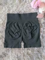 Pantalones cortos deportivos de yoga transpirables sin costuras para mujer, ajuste cómodo deportivo, ropa elástica para entrenamiento y fitness - details 13