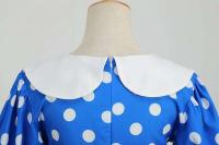 Elegante Vestido de Verano Manga Corta con Volantes Cuello Peter Pan Vintage A-e Midi Largo - details 55