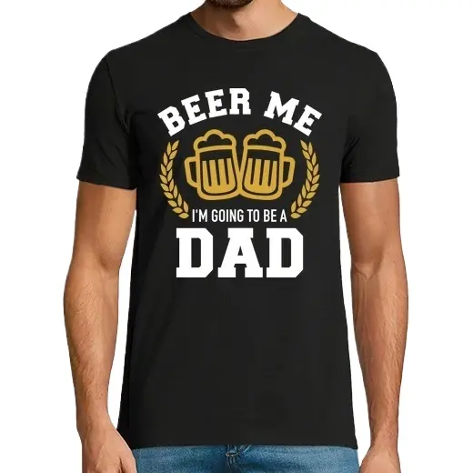 cerveza me voy papá bebé anuncio Camisetas CERVEZA,Pack Regalo Camiseta Personalizada - 1