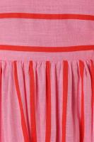 Vestido largo a rayas para mujer, ribete sin mangas con tirantes, cuello delgado, playa y fiesta, 2024 - details 17