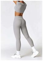 Pantalones de yoga, bodys deportivos para correr, FIESS, cintura alta, sin costuras, push-pull, bodys de entrenamiento para mujer - details 18