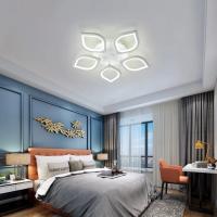 Lámpara de techo ojo de caballo acrílico Goeco blanco 5 focos 60W luz blanca 220V - details 6