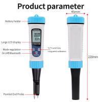 Monitor de calidad del agua 5 en 1 con Bluetooth, Detector multifunción de PH/EC/TDS/CF/Temp, conexión por aplicación Tuya, TDS, probador de acuario - details 11
