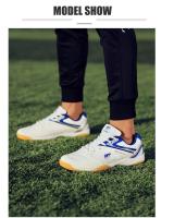 Nuevos Zapatos De Tenis De Mesa Profesionales Para Hombres Y Mujeres, Bádminton Antideslizantes Para Parejas, Zapatillas De Bádminton Ligeras Azules Y Rojas - details 7