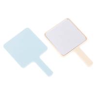 Espejo de maquillaje de mano, espejo de tocador cuadrado con mango, espejo de mano, espejos compactos para salón de SPA, espejo cosmético para mujer - details 3