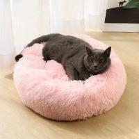Cama redonda de felpa para gatos, cojín suave y largo, cesta para perros, productos para mascotas, alfombrilla para animales, sofá para dormir - details 15