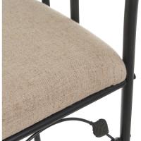 Banqueta pie de Cama de Metal Blanca de 64x68x30 cm - details 13