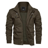 Chaqueta de Algodón para Hombres MAGCOMSEN Abrigo de Viento con Cremallera Multi-Bolsillos - details 21