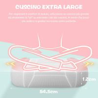 Silla Gaming Ergonómica Tejido de Alta Tecnología Silla de Oficina con Reposapiés Negro - details 21