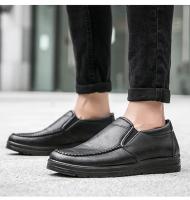 Zapatos de Cuero Genuino para Hombre Mocasines Suaves y Cómodos Calzado Plano Casual - details 1