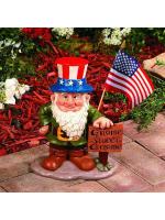 Nuevos modelos para enanos del Día de la independencia, Halloween, Navidad, calabaza, extraíble, variedad de sombreros, decoración de anciano americano - details 2