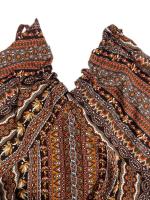 Vestido Boho de Moda de Verano Patrón Étnico sin Espalda y Dobladillo Ideal para Playa - details 20