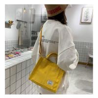 Bolso de lona de pana bolso de mensajero de hombro para mujer versión coreana pequeño bolso cuadrado - details 30