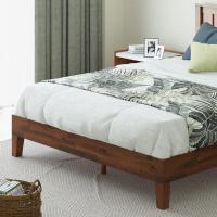 Ellie Cama 90x190 cm - Altura 35 cm con almacenamiento debajo de la cama - Estructura de cama de plataforma de bambú y madera con cabecero - Marrón - details 20