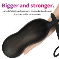 Leten Iatable consolador Anal Plug anillos de silicona suave para productos para adultos mujeres hombres parejas dilatador de trasero expansor juguetes sexuales caliente - details 11