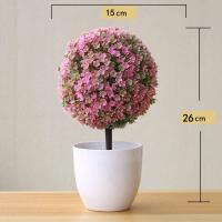 plantas artificiales, árboles bonsái de imitación, reuniones familiares ETA, jardines, adornos de Año Nuevo, regalos del Día de la Madre - details 8