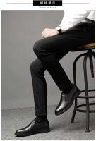 Botas de hombre Bjjgi clásicas de cocodrilo italiano + piel de vaca de capa superior + cinturón + falda + zapatos formales - details 0