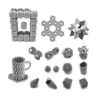 Bolas magnéticas 3D de escritorio para aliviar el estrés, juguetes educativos de aprendizaje, cubo mágico, 222 piezas, Original - details 7