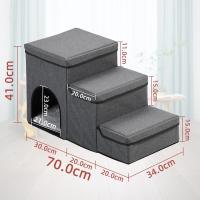 Escalera de escalada plegable, cama portátil para gatos, rampa multifuncional, escaleras auxiliares para perros - details 3