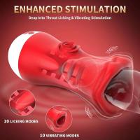 Leten Vibrador Automático de Garganta Profunda Cup de Entrenamiento para Hombres - details 0
