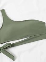 Conjunto de bikini de un hombro, trajes de baño, trajes de baño, ropa de playa sexy 2025 con relleno suave para mujer - details 6