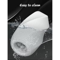 Masajeador estimulante suave masculino, masturbador estirable de silicona, Juguetes sexuales para hombres, taza de masturbación al por mayor - details 2
