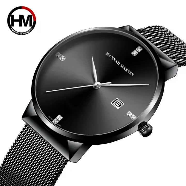 Reloj de Cuarzo Automático Japonesa de Lujo Estilo de Negocios Casual con Cuarzo de Imitación - 1